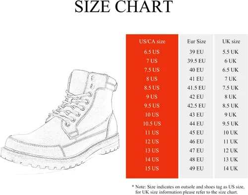 Miniatura 2 de Bruno Marc - Botas para hombre de combate estilo Oxford para motocicleta