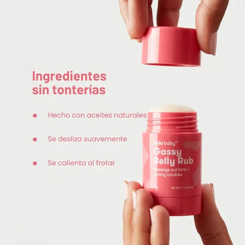 Miniatura 5 de Frida Baby Gassy Belly Rub Alivio de gases para bebés Crema de alivio de gases para bebés para masajes de vientre hecha con aceites naturales