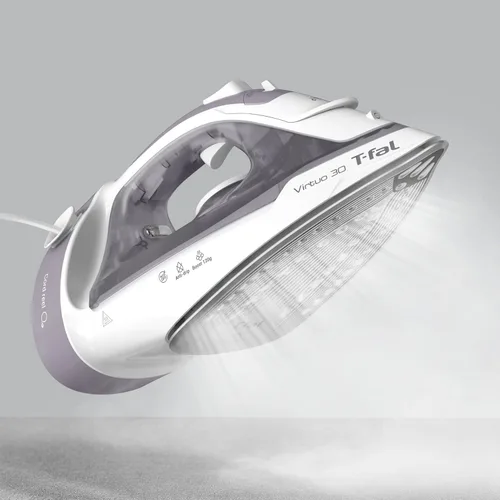 Miniatura 3 de T-Fal Virtuo Plancha de vapor para ropa, vaporizador de ropa, ráfaga de vapor y aerosol, plancha portátil y vaporera para ropa, suela antiadherente