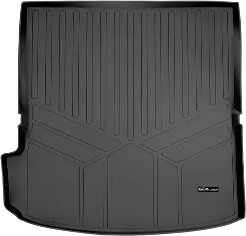 Miniatura 40 de SMARTLINER Juego de alfombrillas de piso de 2 filas compatibles con Chevrolet Traverse 2011-2017