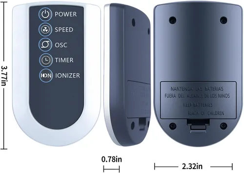 Miniatura 7 de Reemplazo de control remoto para ventilador Lasko 2551 2554 2559 4824 T32202 T36212 Torre de curva de viento, torre oscilante T42905 T42950, T48331