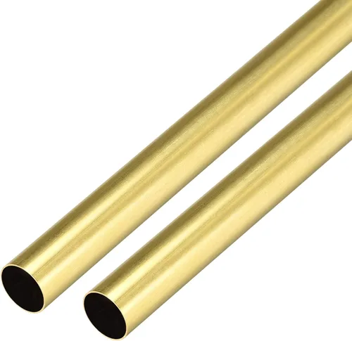 Miniatura 11 de uxcell Tubo redondo de latón, 11.811 in de longitud de 0.079 in de diámetro exterior de 0.020 in de grosor de pared, tubo recto sin costuras, 2