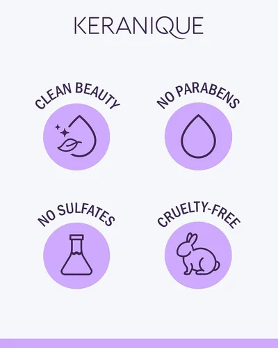 Miniatura 8 de Keranique Juego de champú y acondicionador tratado con color con spray para engrosar el cabello, juego de refuerzo de color enriquecido