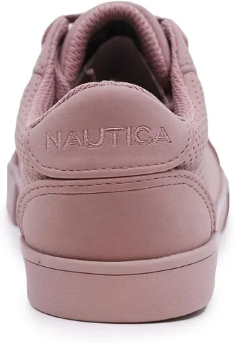 Miniatura 3 de Nautica Tenis bajos con cordones para niños y niños elegantes zapatos de vestir para jóvenes, ideales para tenis y caminar