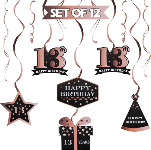 Miniatura 115 de LINGTEER - Serpentinas para fiesta de cumpleaños, 10º