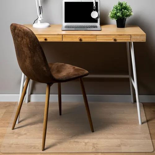Miniatura 4 de Tapete transparente para silla de oficina de madera dura, tapete rectangular para sillas de juegos, tapete rectangular para suelos duros, tapetes