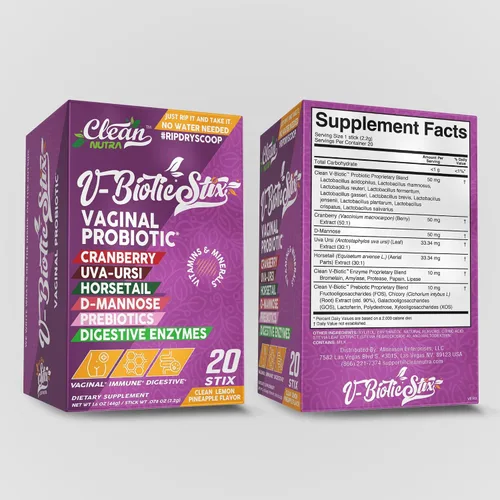 Miniatura 9 de Clean Nutraceuticals Probióticos vaginales para mujeres con extracto de arándano, D-manosa, prebióticos, equilibrio de pH para mujeres, salud