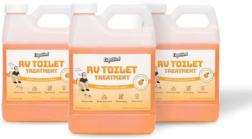 Miniatura 13 de Tratamiento de inodoro de autocaravana Liquified - Digestor de tanque negro - Eliminador de olores - Aroma a naranja - Matts RV Reviews