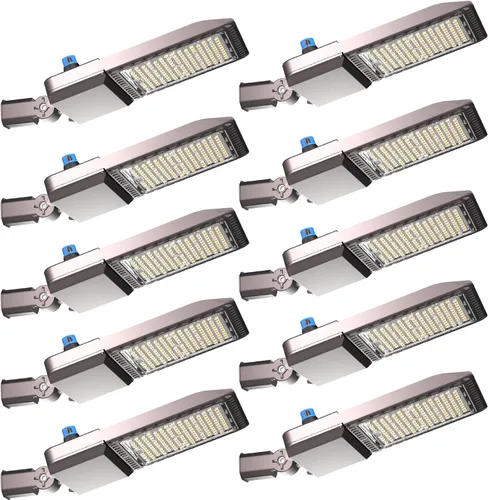 Miniatura 19 de Luz LED de estacionamiento, 240 vatios, 36,000 lúmenes eqv a 1000 vatios luz HID/HPS, 5000 K, atardecer a amanecer, para aire libre, IP65, paquete
