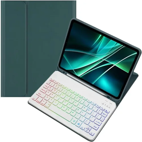 Miniatura 15 de kaidisen Funda con teclado retroiluminado colorido para Galaxy Tab S6 Lite de 10.4 pulgadas con teclado magnético desmontable Bluetooth RGB