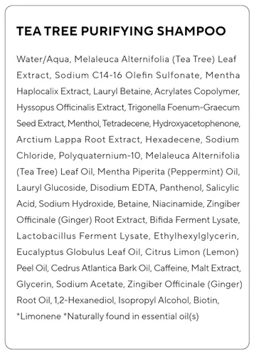 Miniatura 8 de AROMATICA Champú Clarificante de Árbol de Té, Aceite de Árbol de Té Orgánico, Natural, Cuidado para la Caspa y el Cuero Cabelludo con Comezón, 02