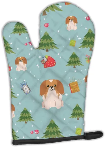 Miniatura 15 de Caroline's Treasures BB2732OVMT Dog House Collection Border Collie - Guante de horno grueso resistente al calor para sartenes calientes y horno