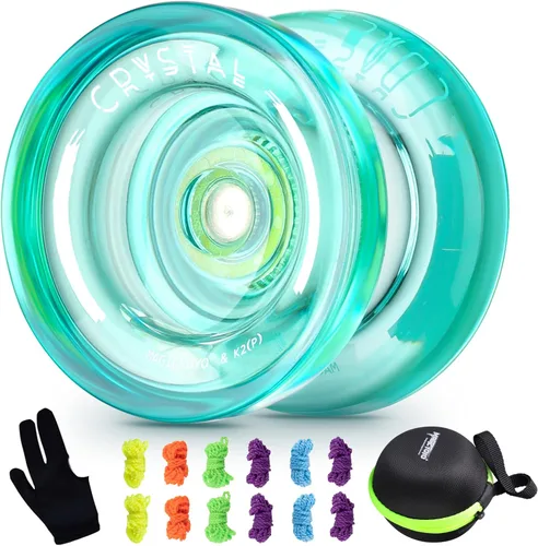 Miniatura 2 de Yoyo sensible K2 para niños y principiantes con giros suaves y diseño de giro de dedos+yoyo k2 para principiantes, reemplazo de yoyos de doble
