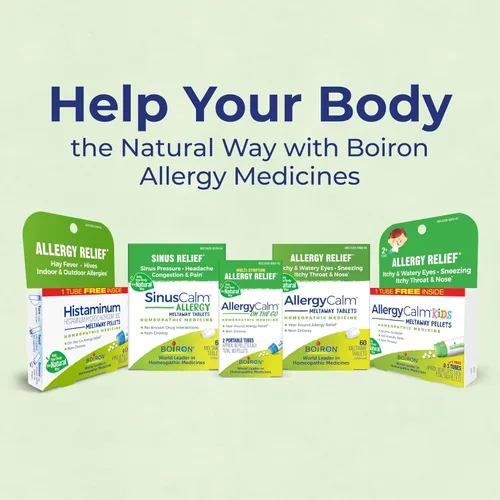 Miniatura 10 de Boiron AllergyCalm On the Go para aliviar la alergia y la fiebre del heno síntomas de estornudos, secreción nasal y picazón en los ojos o garganta