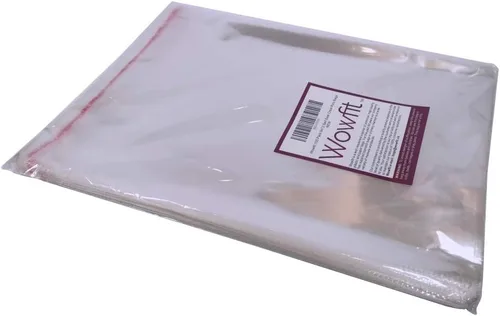 Miniatura 6 de Wowfit 100 bolsas de plástico de celofán transparente de 10 x 13 pulgadas, bolsas de celofán resellables con autosellado ideales para ropa, camisas