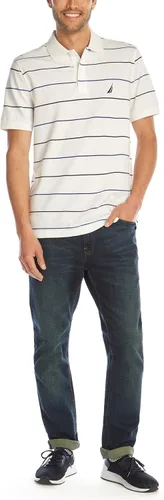Miniatura 2 de Nautica Camisa polo de manga corta 100% algodón de corte clásico para hombre