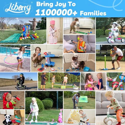 Miniatura 8 de Liberry Kit médico para niños pequeños de 3, 4 y 5 años, juego de médico para niñas y niños, kit médico de juego de simulación con estetoscopio