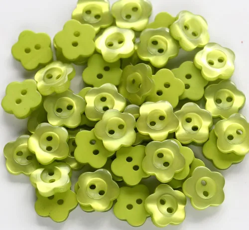 Miniatura 15 de 150 botones en forma de flor de 1/2 pulgada (0.492 in) para coser camisas, botones de resina negra para proyectos de manualidades, álbumes de Negro