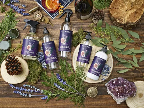 Miniatura 6 de Caldrea Jabón para platos, líquido biodegradable para lavar platos hecho con corteza de jabón y aloe vera, hoja de cedro de lavanda, 16 onzas