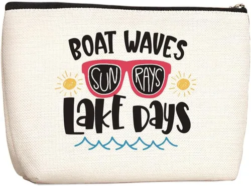 Miniatura 19 de Wenboco Bolsa de cosméticos con temática de ratón de dibujos animados para mujeres, cumpleaños, esta chica corre en aperitivos, bolsa de maquillaje