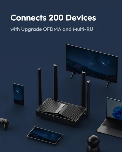 Miniatura 8 de Cudy Enrutador Wi-Fi 7 de doble banda BE3600, velocidades ultrarrápidas, conectividad multiconcierto de 2.5G, cobertura de largo alcance, suave