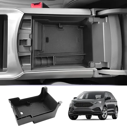 Miniatura 28 de LUWU Bandeja organizadora para consola central Ford Edge 2024 2020 2021 2022 2023 2024 Ford Edge SE/SEL/ST-Line/Titanio/ST, organizador de consola
