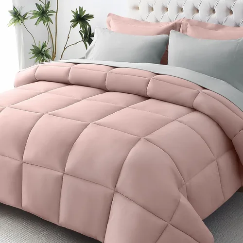 Miniatura 27 de JOLLYVOGUE Juego de edredón individual XL, cama ultrasuave en una bolsa, tamaño individual XL, 5 piezas, juego de ropa de cama certificado Oeko-TEX
