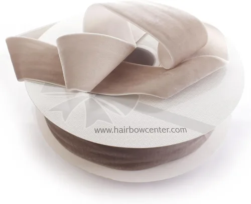 Miniatura 12 de Cinta de terciopelo de 2 pulgadas de un solo lado, suave felpa de lujo, ribete para manualidades para lazos para el cabello, costura, envoltura