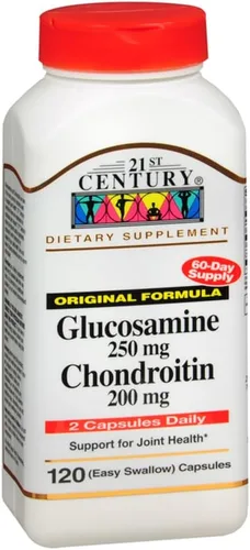 Miniatura 2 de 21st Century Glucosamina 250 mg y condroitina 200 mg cápsulas, 120