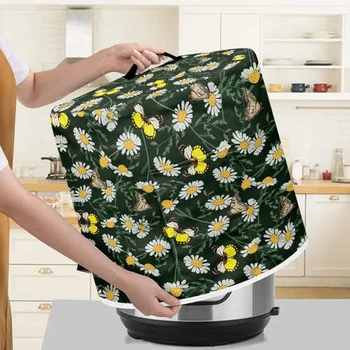 Miniatura 4 de Flashideas Daisy Butterfly - Funda para olla a presión para mujer, a prueba de polvo, para arrocera, freidora de aire, fundas para electrodomésticos