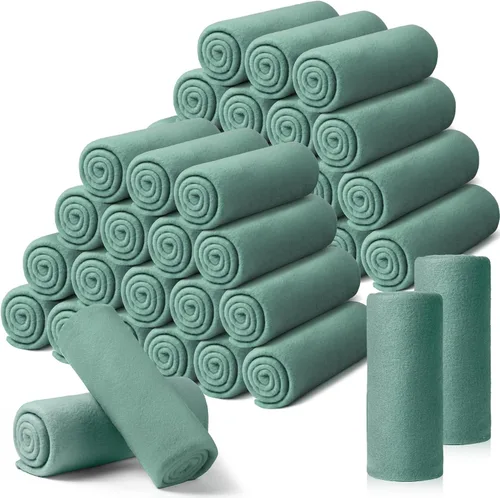 Miniatura 22 de Kinlop Manta de forro polar a granel de 60 x 50 pulgadas, suave, ligera y acogedora, manta cálida de felpa para mascotas, para cama, sofá, hogar