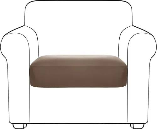 Miniatura 40 de Yates Home Funda de cojín de piel sintética para sofá, impermeable, elástica, para asiento de caravana, sofá biplaza, protector de muebles, funda