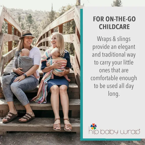 Miniatura 2 de Transportador de bebé con eslinga anillo soporte para cadera para bebés y niños pequeños, Rocky Mountain
