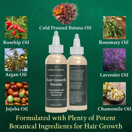 Miniatura 5 de Aceite de batana para el crecimiento del cabello y el cuero cabelludo - Con aceites de jojoba, argán, romero y lavanda - Suero natural vegano