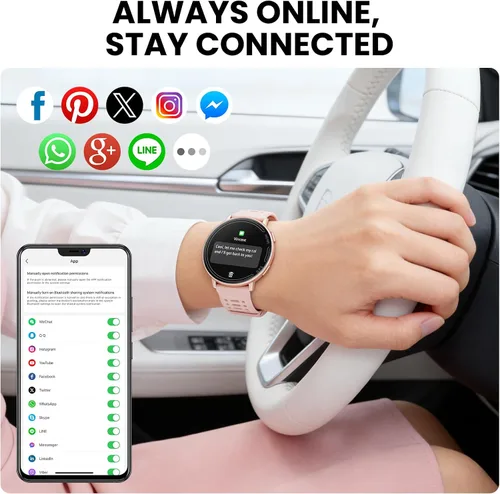 Miniatura 5 de Reloj inteligente para hombres y mujeres con GPS integrado, más de 100 modos deportivos con pantalla HD de 1.39 pulgadas, respuesta/hacer llamadas