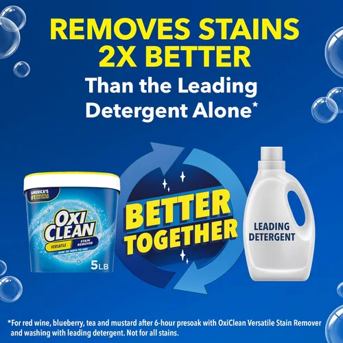 Miniatura 4 de OxiClean - Polvo versátil quitamanchas, 5 libras