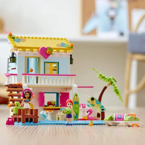 Miniatura 7 de LEGO Friends Beach House 41428 Kit de construcción; chispas horas de juego de aventura de verano (444 piezas)