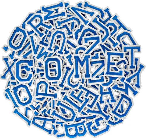 Miniatura 15 de 104 parches de letras doradas para planchar, letras de tela bordadas para ropa, chaquetas, jeans, sombreros, mochilas, calcetines Dorado