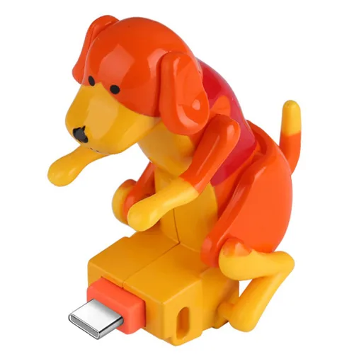 Miniatura 9 de Funny Dog - Cable de carga USB de 4 pies para Android (cable Android, naranja)