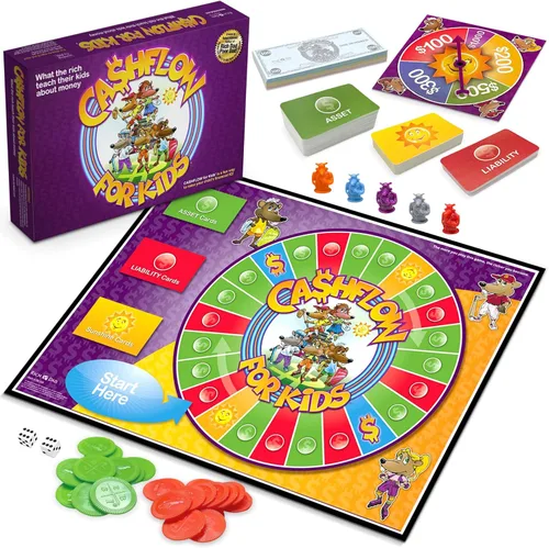 Miniatura 11 de Rich Dad Cashflow Juego de mesa How to Get Out of The Rat Race, versión para adultos y niños, divertidos y educativos juegos de aprendizaje