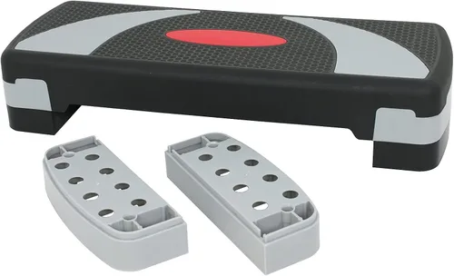 Miniatura 5 de ZENY Plataforma aeróbica de 31 pulgadas, escalón de entrenamiento ajustable con elevadores estables, escaladores de pie para ejercicio en casa