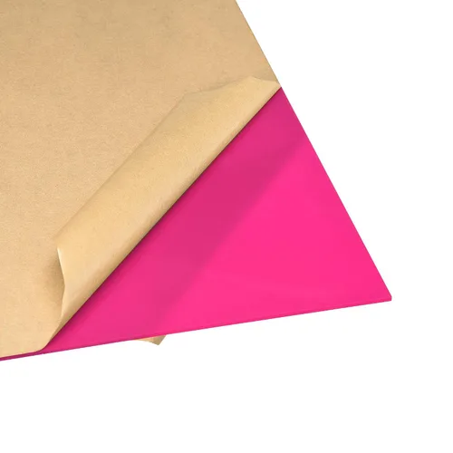 uxcell 2 láminas acrílicas fundidas color rosa, 12 x 12 pulgadas, 0.118 in de grosor, tablero acrílico de plástico PMMA para proyectos de exhibición