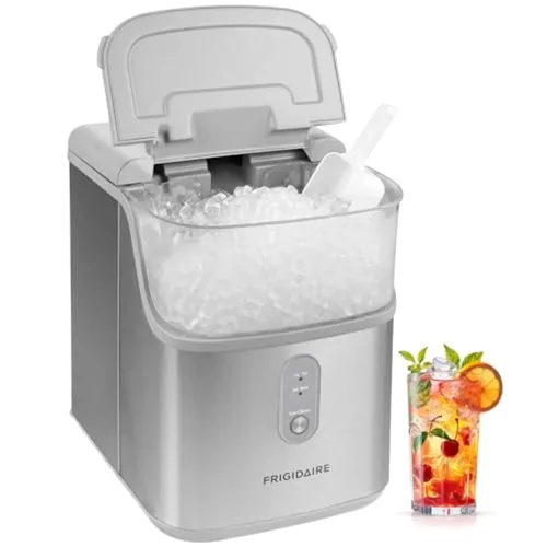 Miniatura 6 de Frigidaire Máquina de hielo masticable crujiente para encimera V2, 33 libras por día, plomizo