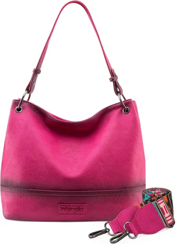 Miniatura 90 de Wrangler Hobo - Bolsas para mujer de cuero vegano con asa superior, bolsos de hombro y bolsos