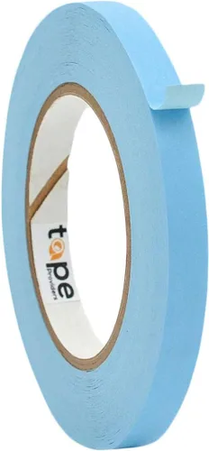 WOD CFTC6 - Cinta para consola de artista, fabricada en Estados Unidos, color azul claro, 1/2 pulgada x 60 yardas. Cinta de marcado y etiquetado de