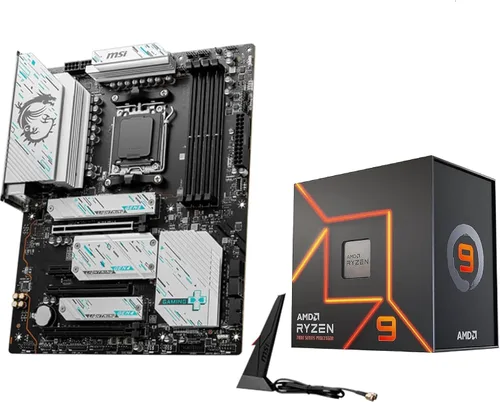Miniatura 8 de INLAND Procesador de CPU AMD Ryzen 5 7600X con placa base para juegos MSI B650 Gaming Plus WiFi (AM5, ATX, DDR5, PCIe 4.0, Wi-Fi 6E), Soly by Micro