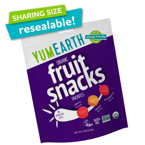 Miniatura 3 de YumEarth - Caja de botanas de frutas orgánicas, 0.7 oz (paquete de 10)