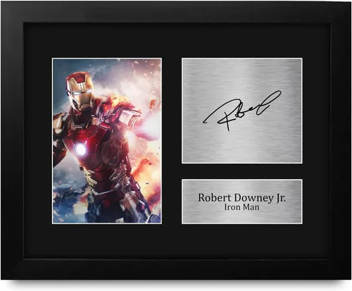 Miniatura 8 de HWC Trading Robert Downey Jr USL Autógrafo impreso firmado Iron Man Los Vengadores Foto impresa para regalo - Gran idea de regalo - Tamaño carta