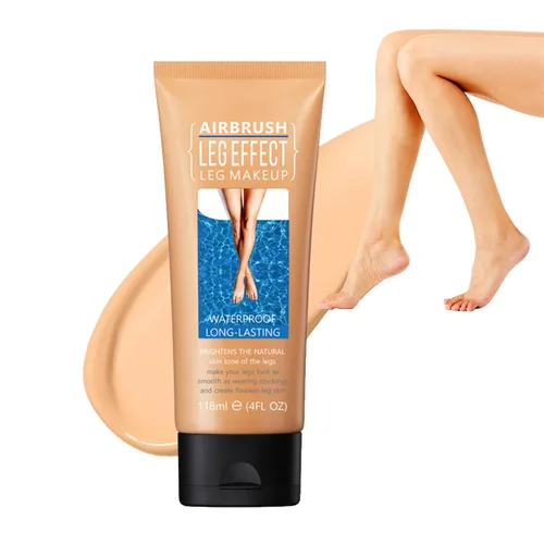 Miniatura 8 de Maquillaje de piernas para mujer, maquillaje de piernas de 4 onzas, impermeable, sin transferencia, fácil aplicación, impecable y de larga duración