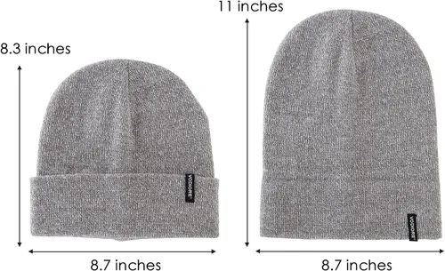 Miniatura 4 de VODIORE Beanie Hats for Men Women Winter Knit Hat Warm Slouchy Beanies Cuffed Skull Cap